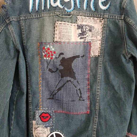 HANDMADE Vintage Denim 90's Levis Lee Diesel - Picture 5 of 5